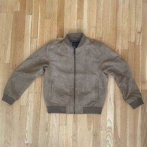 Banana Republic Suede Bomber Jacket